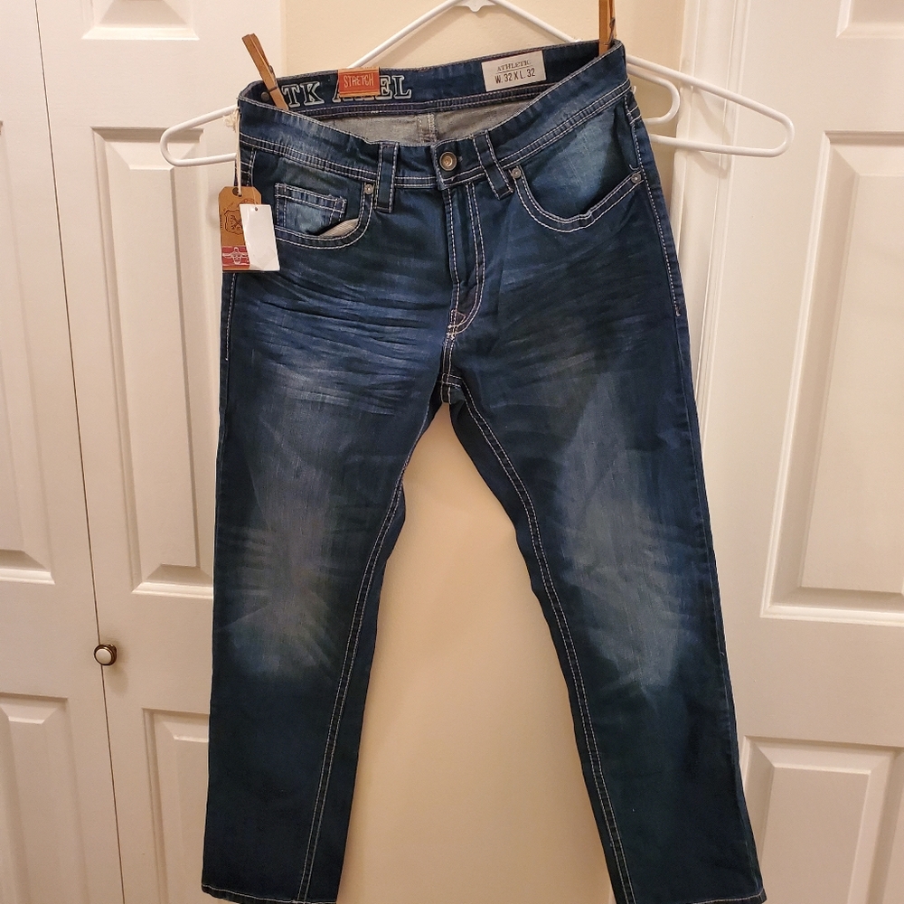 MEN'S SIZE W32 X 32L AXEL BLUE JEANS